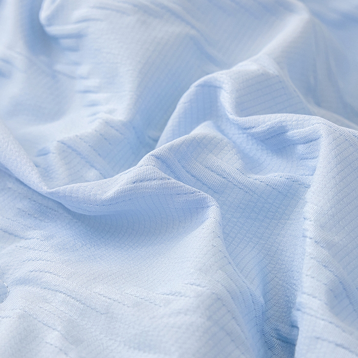 91家纺网 家纺一手货源 找家纺 爱彼家纺 2025新款直播热卖A类菱形格提花大豆被春秋被冬被 菱形提花大豆被-天蓝