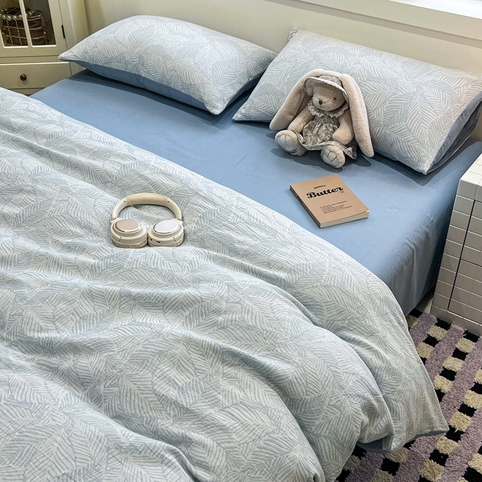 91家纺网 家纺一手货源 找家纺 （总）眠博士 2025新款全棉提花磨毛加厚保暖四件套