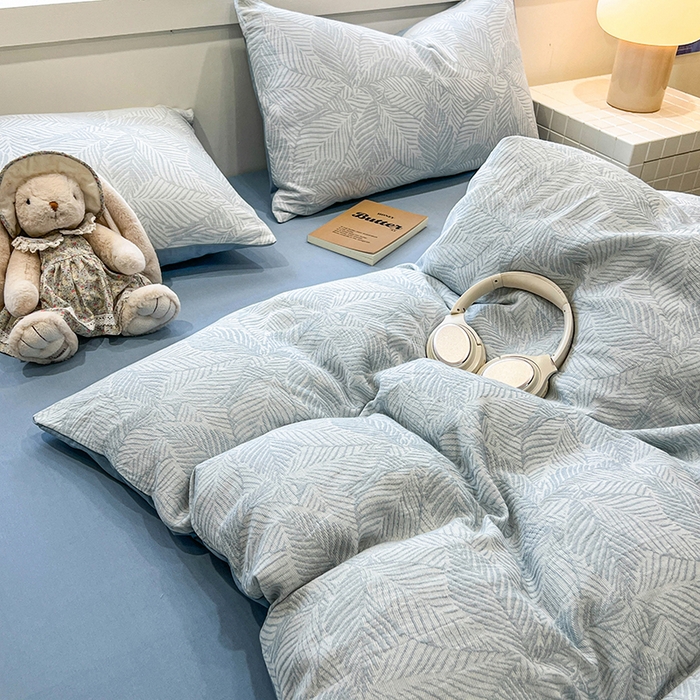 91家纺网 家纺一手货源 找家纺 （总）眠博士 2025新款全棉提花磨毛加厚保暖四件套