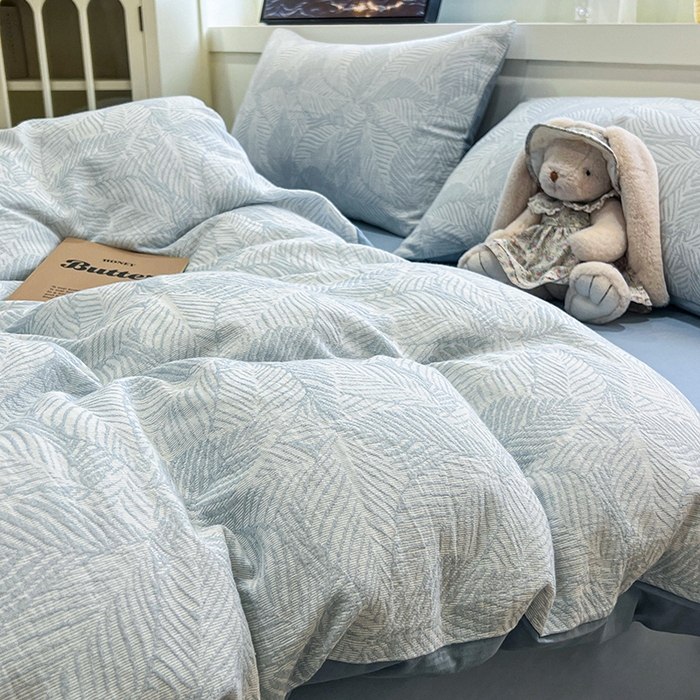 91家纺网 家纺一手货源 找家纺 （总）眠博士 2025新款全棉提花磨毛加厚保暖四件套