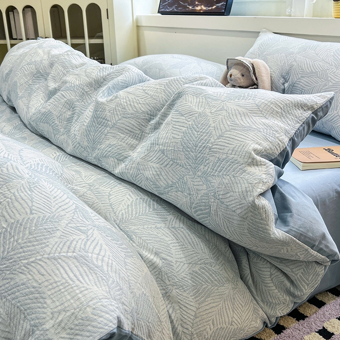 91家纺网 家纺一手货源 找家纺 （总）眠博士 2025新款全棉提花磨毛加厚保暖四件套