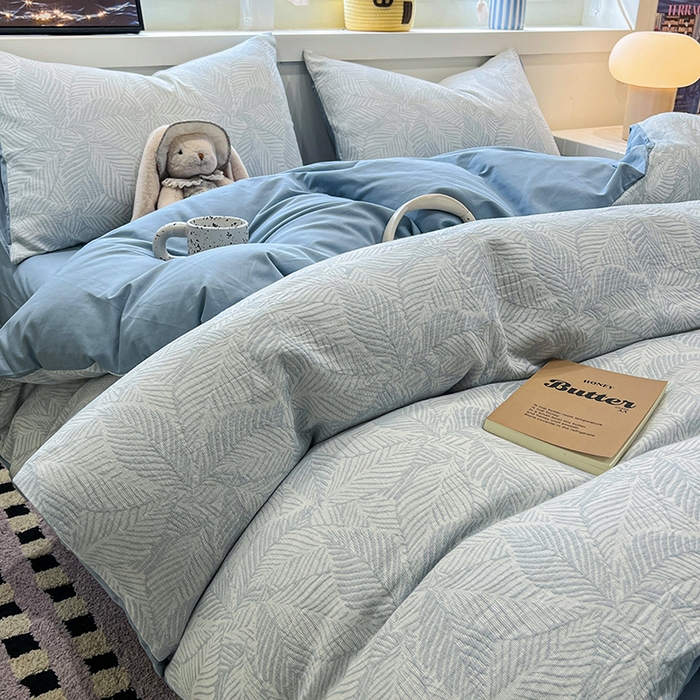 91家纺网 家纺一手货源 找家纺 （总）眠博士 2025新款全棉提花磨毛加厚保暖四件套