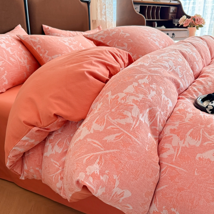 91家纺网 家纺一手货源 找家纺 （总）眠博士 2025新款全棉提花磨毛加厚保暖四件套