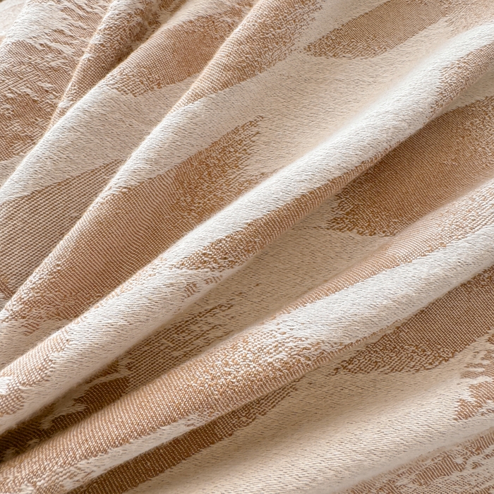 91家纺网 家纺一手货源 找家纺 眠博士 2025新款全棉提花磨毛加厚保暖四件套 提花磨毛套件-星蕴-咖