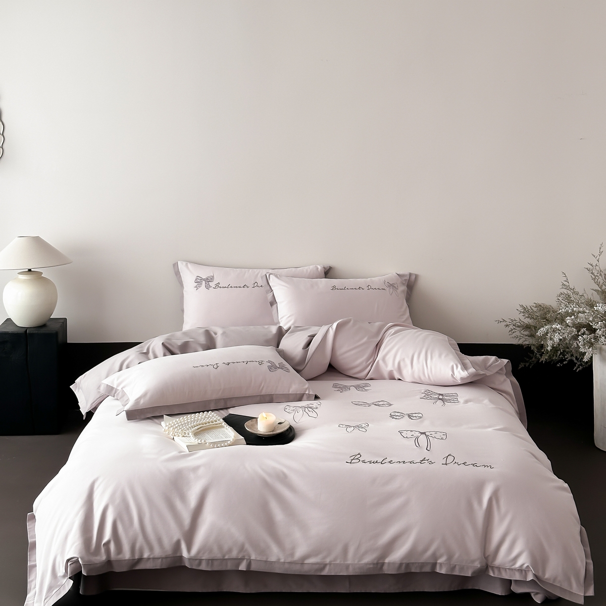 91家纺网 家纺一手货源 找家纺 （总）时亿 2025新款100支磨毛四件套-香草甜心系列