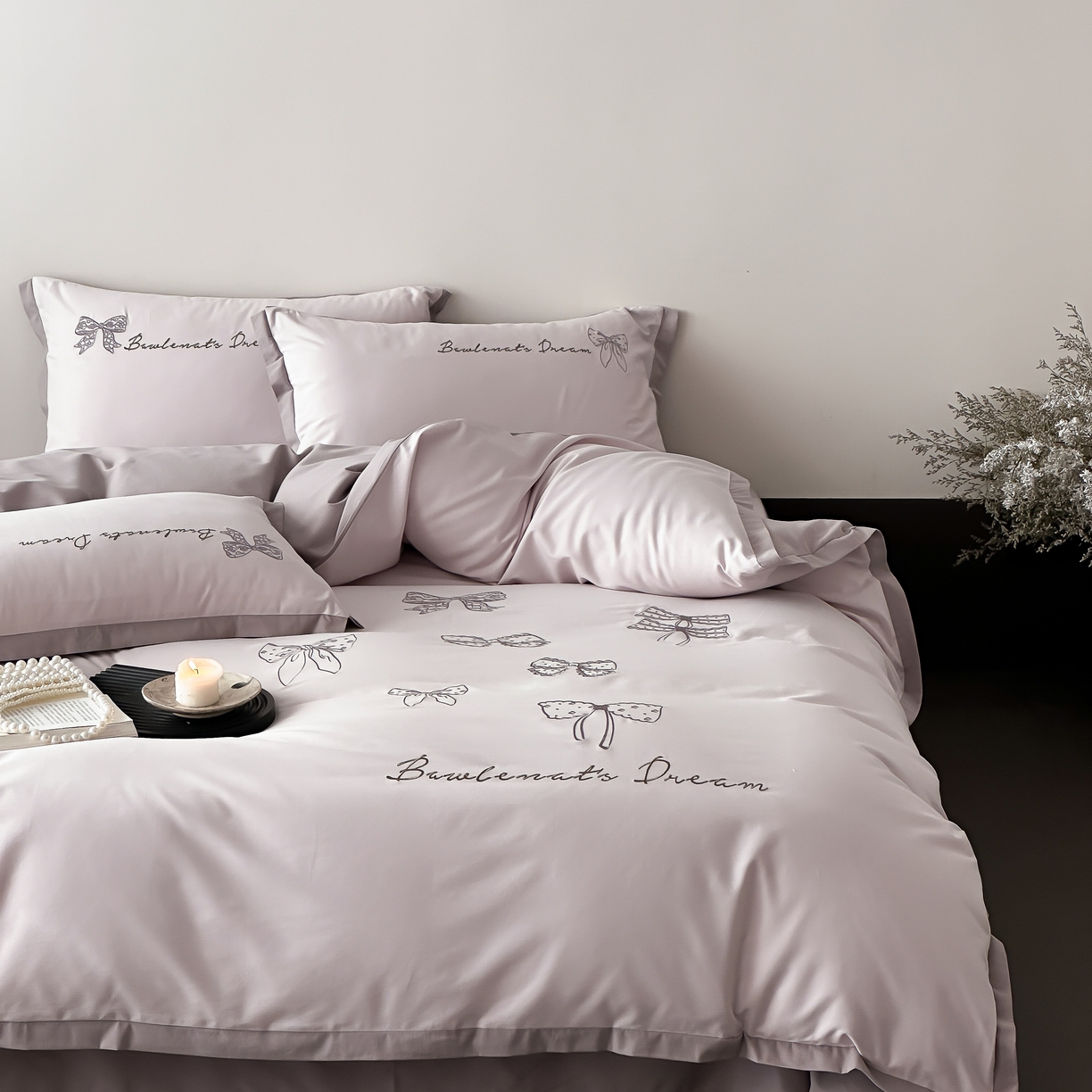 （总）时亿 2025新款100支磨毛四件套-香草甜心系列