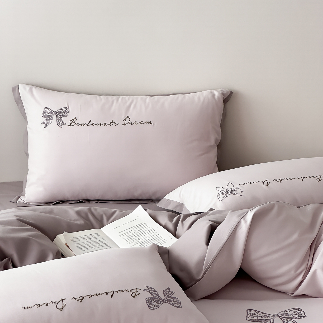 91家纺网 家纺一手货源 找家纺 （总）时亿 2025新款100支磨毛四件套-香草甜心系列