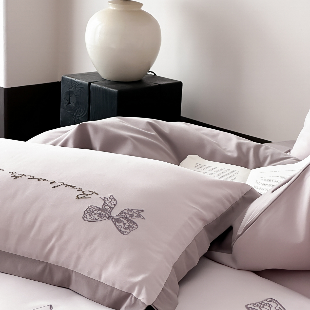 91家纺网 家纺一手货源 找家纺 （总）时亿 2025新款100支磨毛四件套-香草甜心系列