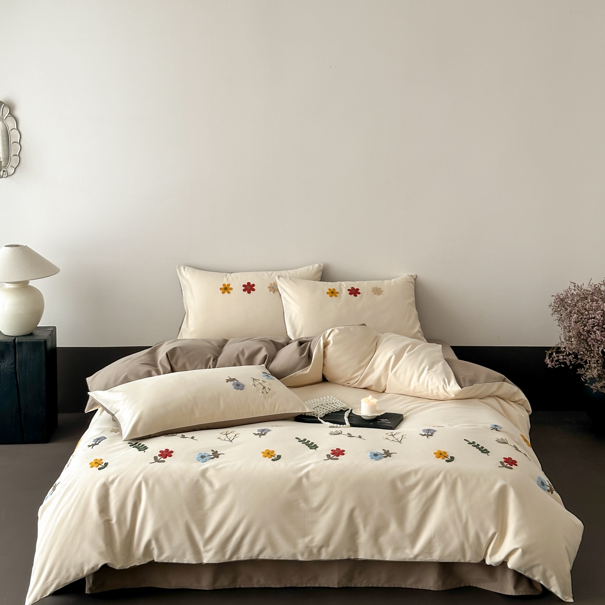 （总）时亿 2025新款100支磨毛四件套-繁花系列