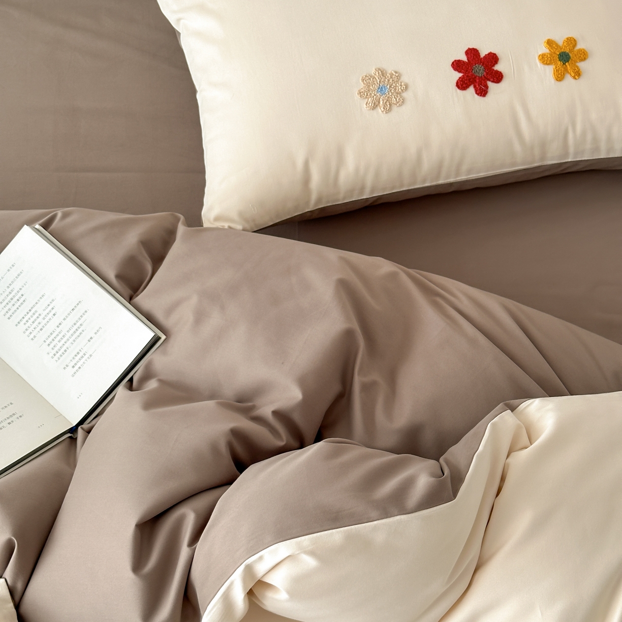 91家纺网 家纺一手货源 找家纺 （总）时亿 2025新款100支磨毛四件套-繁花系列