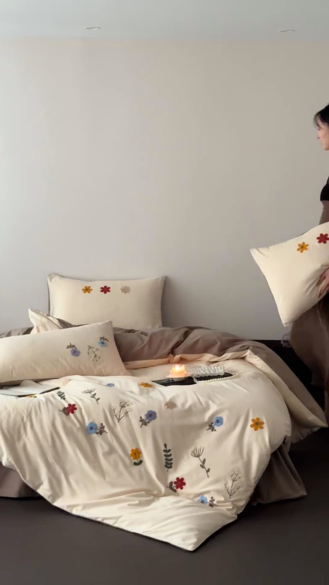 91家纺网 家纺一手货源 找家纺 （总）时亿 2025新款100支磨毛四件套-繁花系列