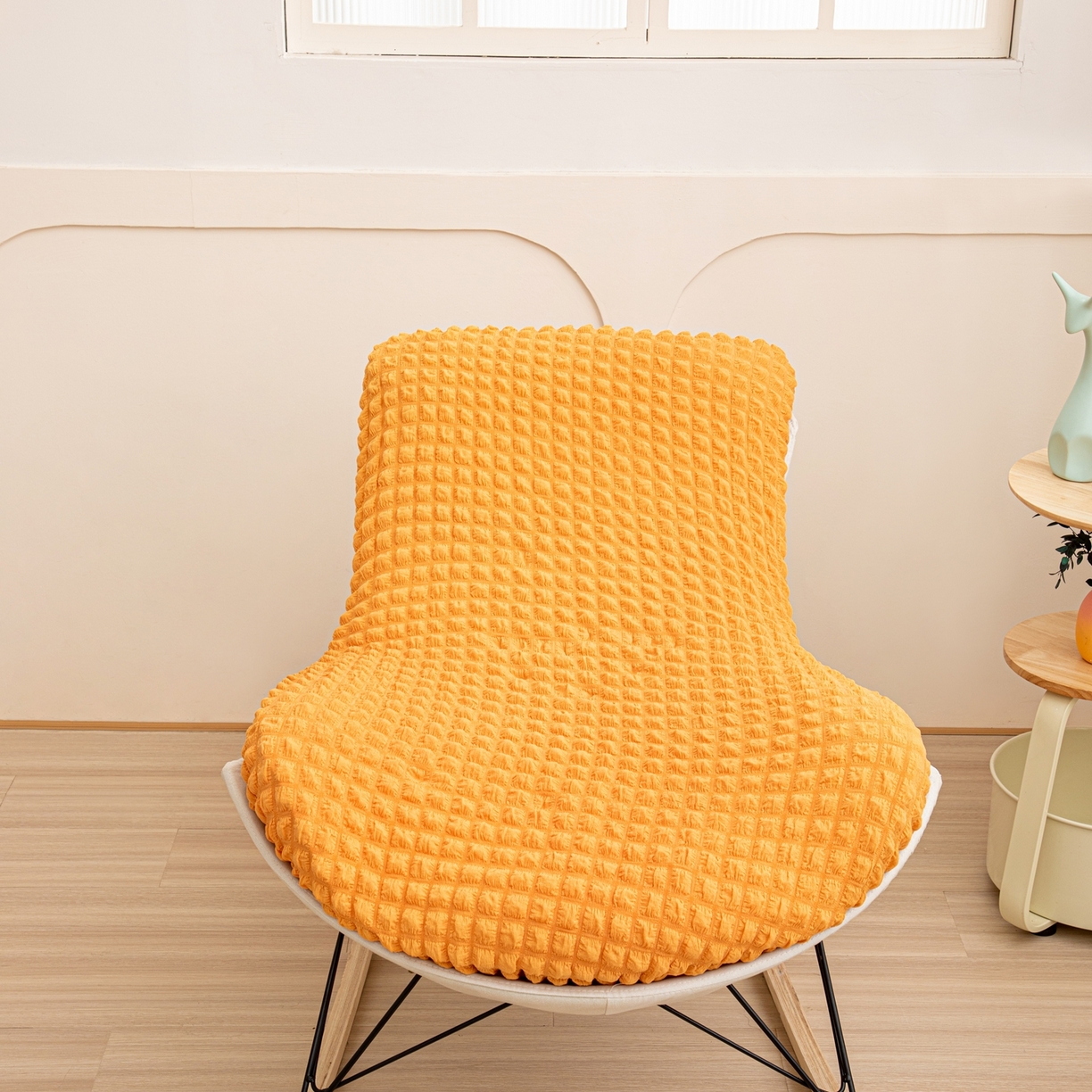 91家纺网 家纺一手货源 找家纺 （总）沐沐家纺 2026新款泡泡纱龙虾椅套