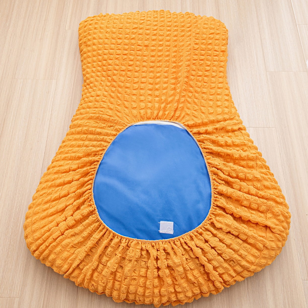 91家纺网 家纺一手货源 找家纺 （总）沐沐家纺 2026新款泡泡纱龙虾椅套