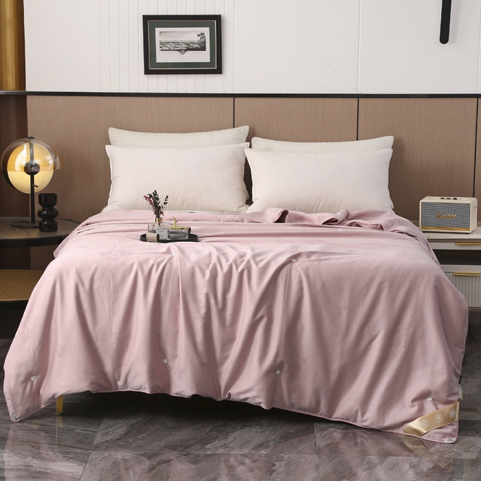 91家纺网 家纺一手货源 找家纺 （总）越宏顺 2025新款全棉80s提花纯棉.被100%桑.保真春秋被