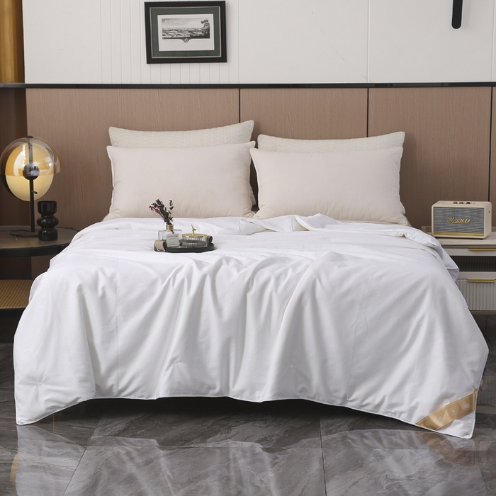 91家纺网 家纺一手货源 找家纺 （总）越宏顺 2025新款全棉80s提花纯棉.被100%桑.保真春秋被