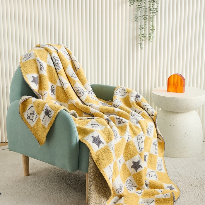 91家纺网 家纺一手货源 找家纺 （总）暖绵绵 新款半边绒毛毯-万圣节乐园系列