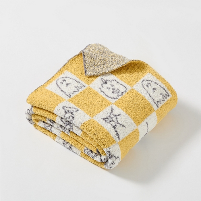 91家纺网 家纺一手货源 找家纺 （总）暖绵绵 新款半边绒毛毯-万圣节乐园系列