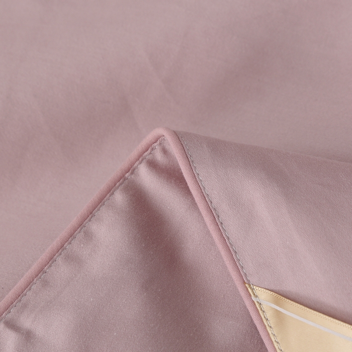 91家纺网 家纺一手货源 找家纺 越宏顺 2025新款全棉80s提花纯棉.被100%桑.保真春秋被 冰豆沙