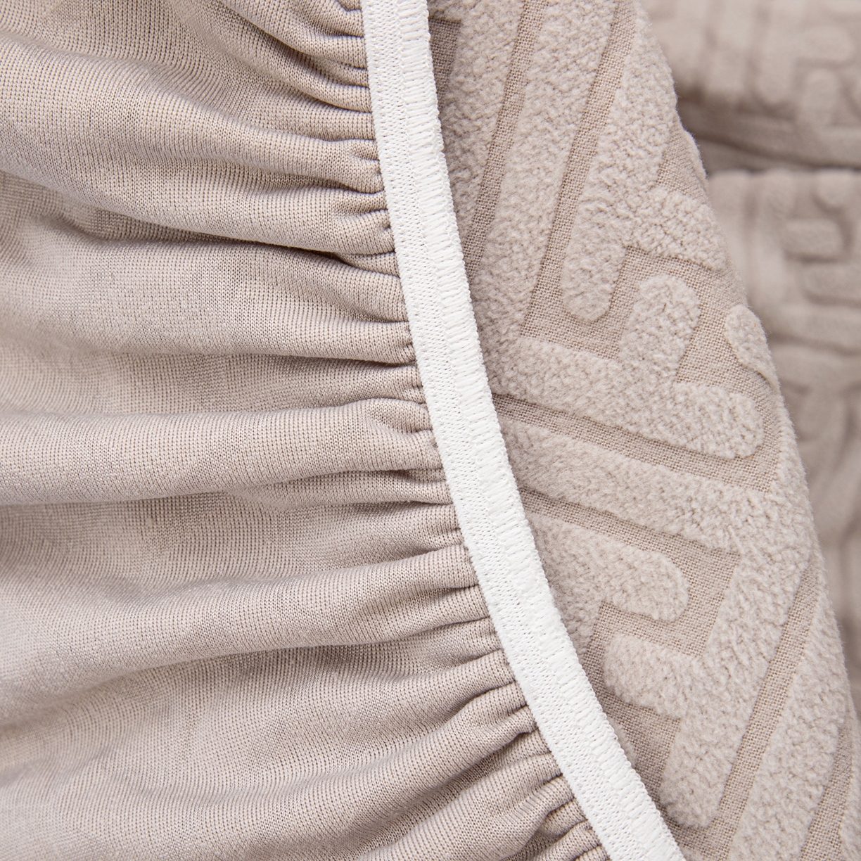 91家纺网 家纺一手货源 找家纺 沐沐家纺 2026新款雅致龙虾椅套 浅灰