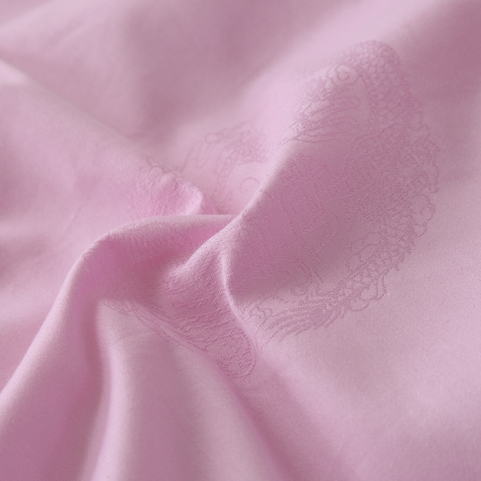 91家纺网 家纺一手货源 找家纺 越宏顺 2025新款全棉80s提花纯棉.被100%桑.保真春秋被 蜜糖粉