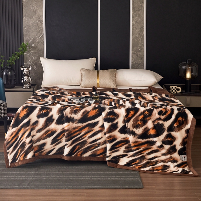 91家纺网 家纺一手货源 找家纺 （总） 2025新款仿水貂绒兔毛绒雪棉绒云貂绒拉舍尔双层复合毛毯子