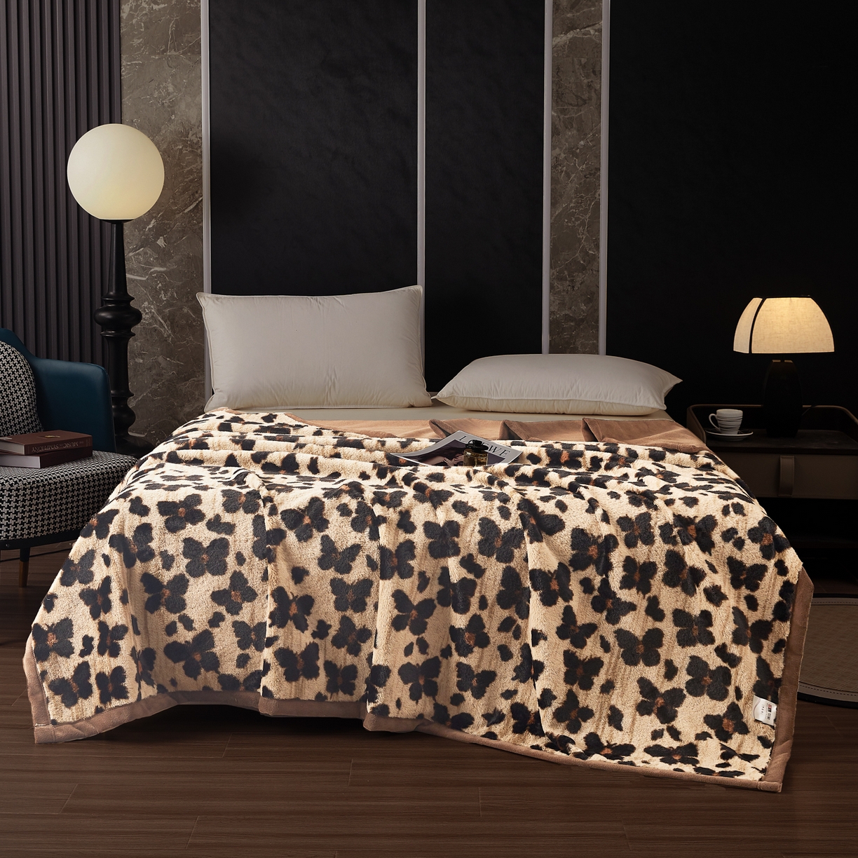 91家纺网 家纺一手货源 找家纺 （总） 2025新款仿水貂绒兔毛绒雪棉绒云貂绒拉舍尔双层复合毛毯子