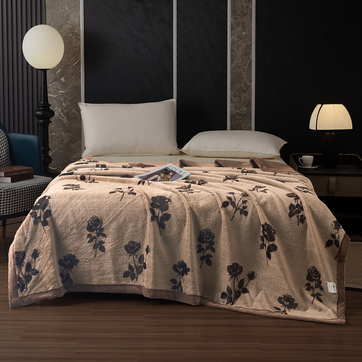 91家纺网 家纺一手货源 找家纺 （总） 2025新款仿水貂绒兔毛绒雪棉绒云貂绒拉舍尔双层复合毛毯子