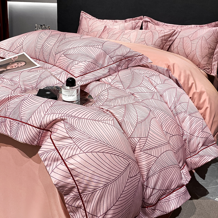 91家纺网 家纺一手货源 找家纺 （总）金阳光家纺 2024新款水洗天丝数码印花四件套家用床品套件