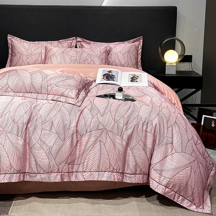 91家纺网 家纺一手货源 找家纺 （总）金阳光家纺 2024新款水洗天丝数码印花四件套家用床品套件