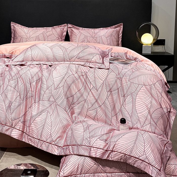 91家纺网 家纺一手货源 找家纺 （总）金阳光家纺 2024新款水洗天丝数码印花四件套家用床品套件