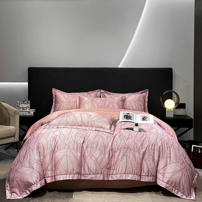 （总）金阳光家纺 2024新款水洗天丝数码印花四件套家用床品套件