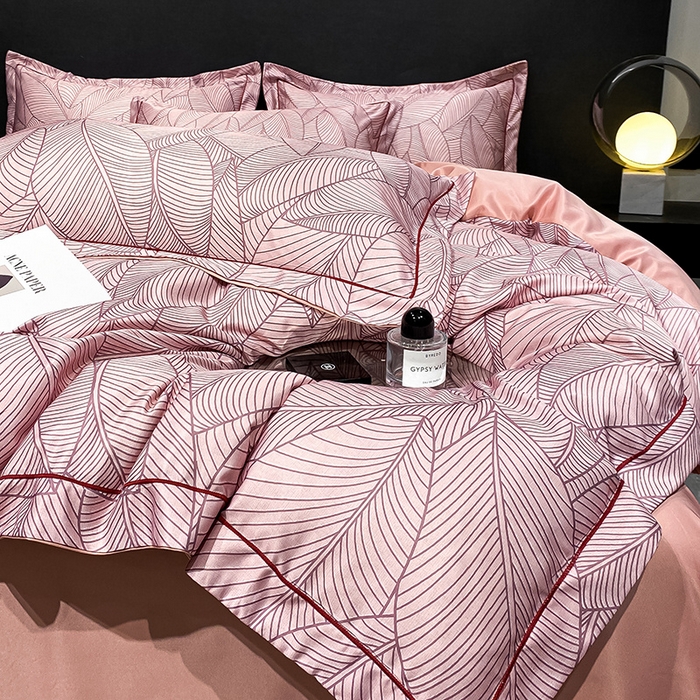 91家纺网 家纺一手货源 找家纺 （总）金阳光家纺 2024新款水洗天丝数码印花四件套家用床品套件