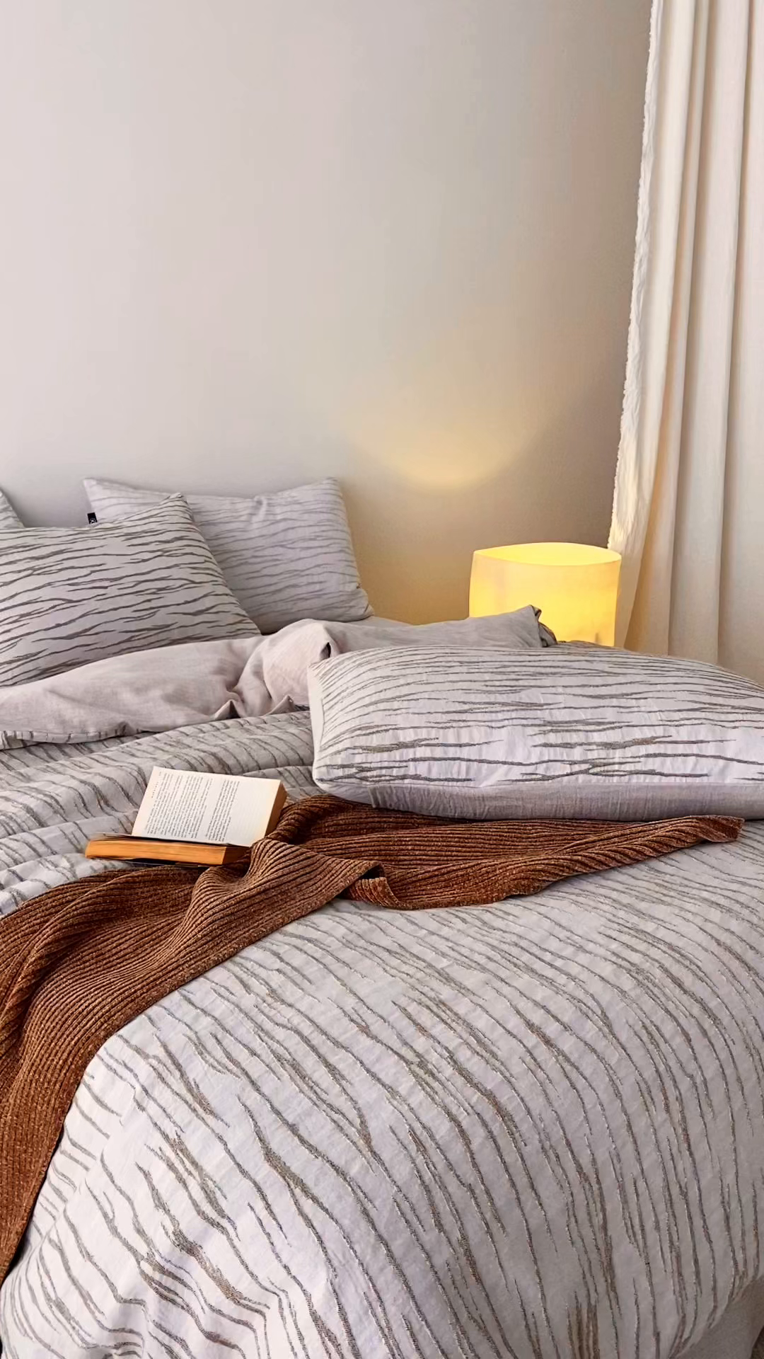 91家纺网 家纺一手货源 找家纺 （总）旷野 2025新款亚麻四件套-珊瑚海系列