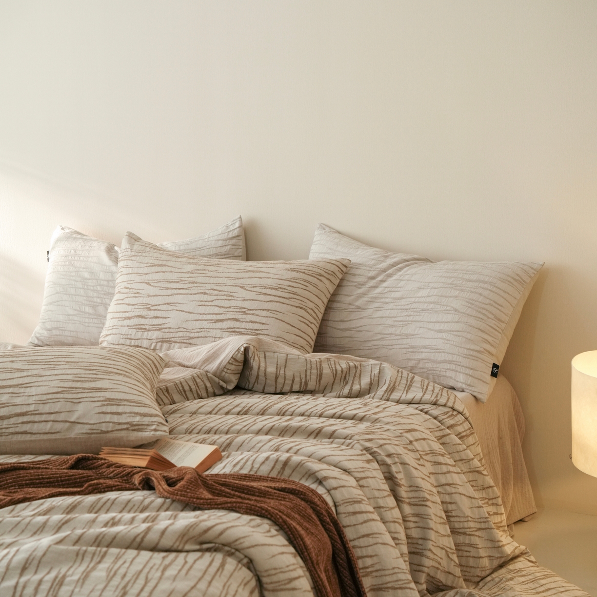 91家纺网 家纺一手货源 找家纺 （总）旷野 2024新款100支全棉磨毛刺绣四件套