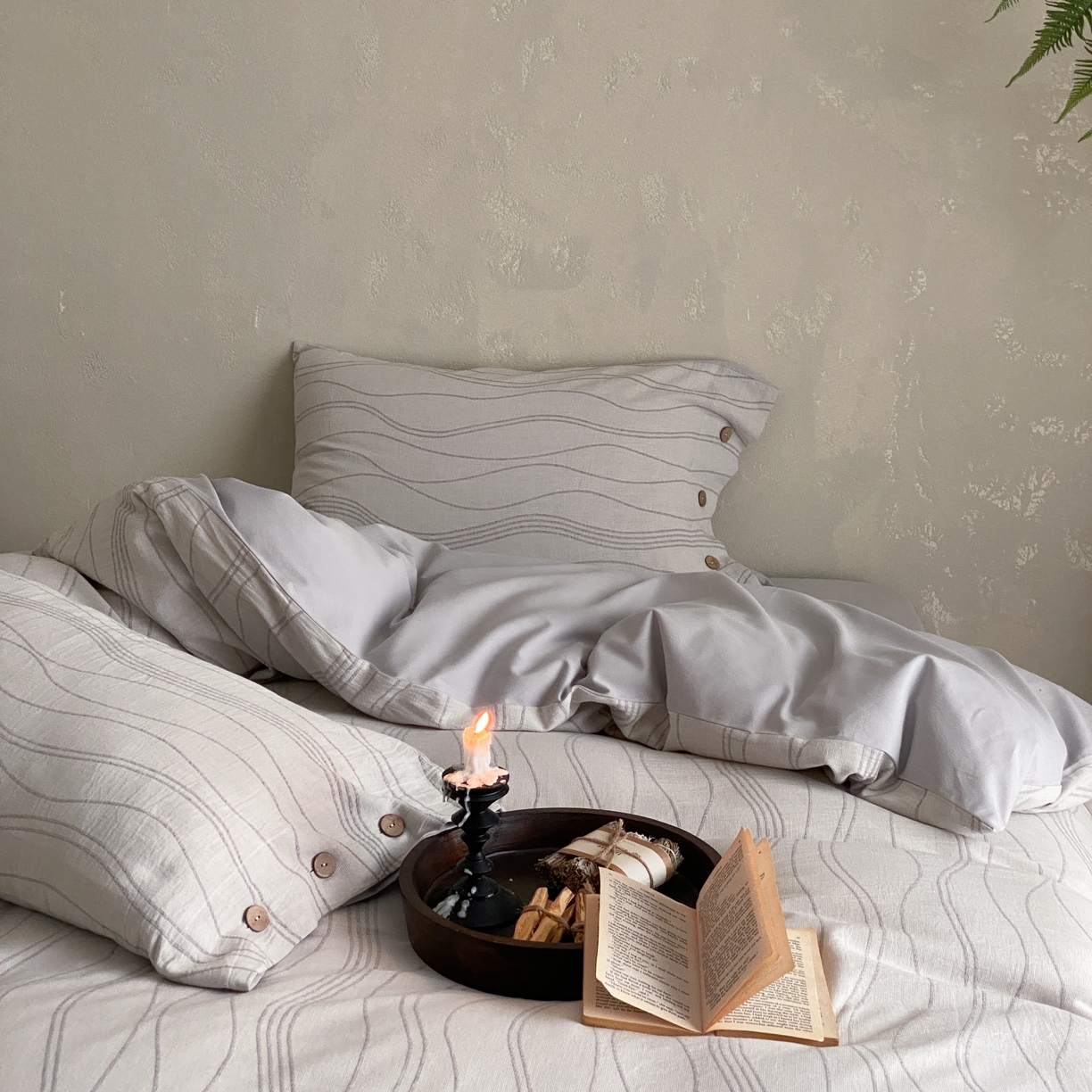 91家纺网 家纺一手货源 找家纺 （总）旷野 2025新款全棉色织大提花100支磨毛四件套