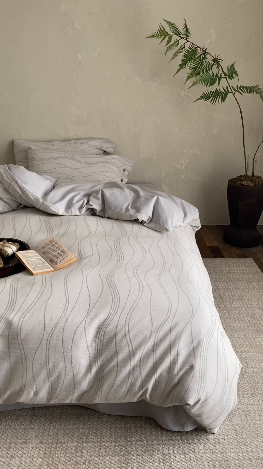 91家纺网 家纺一手货源 找家纺 （总）旷野 2025新款全棉色织大提花100支磨毛四件套