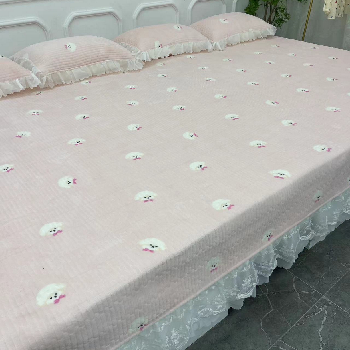 91家纺网 家纺一手货源 找家纺 （总）禧瑞谷 2025新款牛奶绒炕盖农村火炕榻榻米炕盖 可以定制