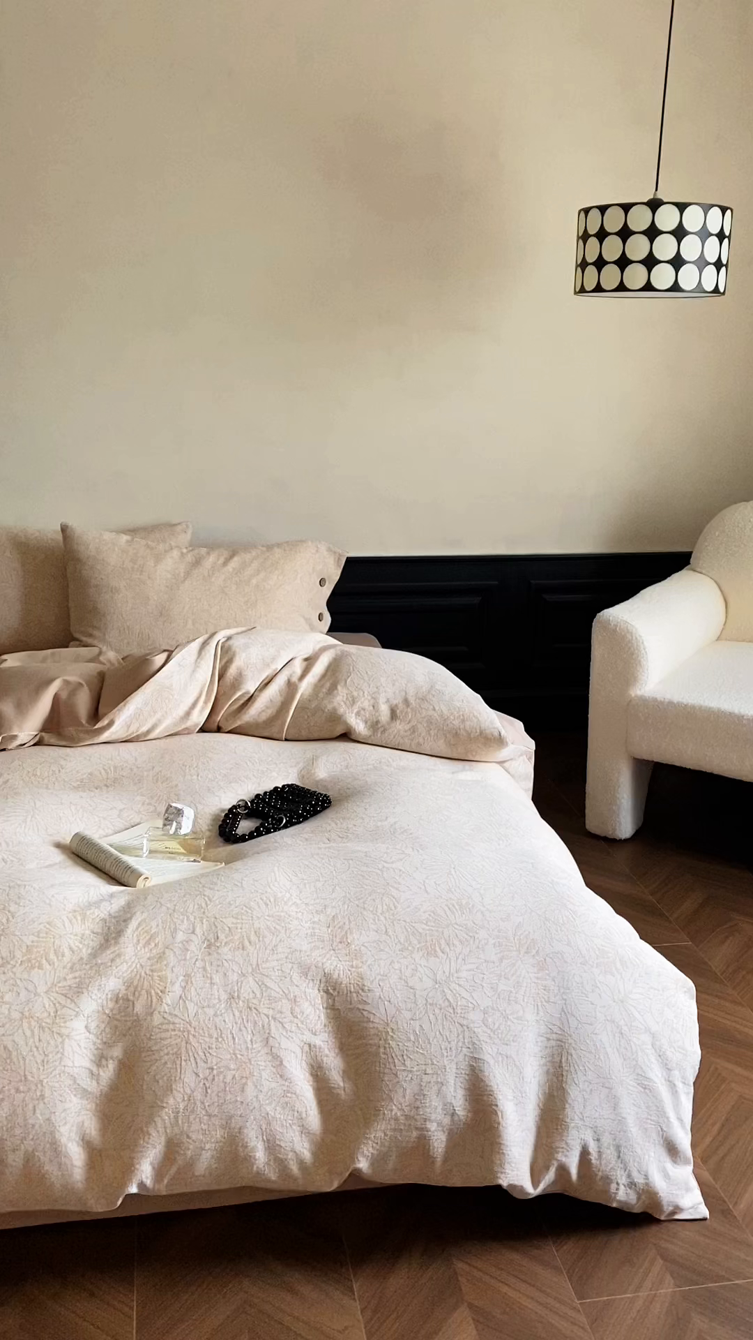 91家纺网 家纺一手货源 找家纺 旷野 2025新款全棉色织大提花100支磨毛四件套 晚枫林-咖