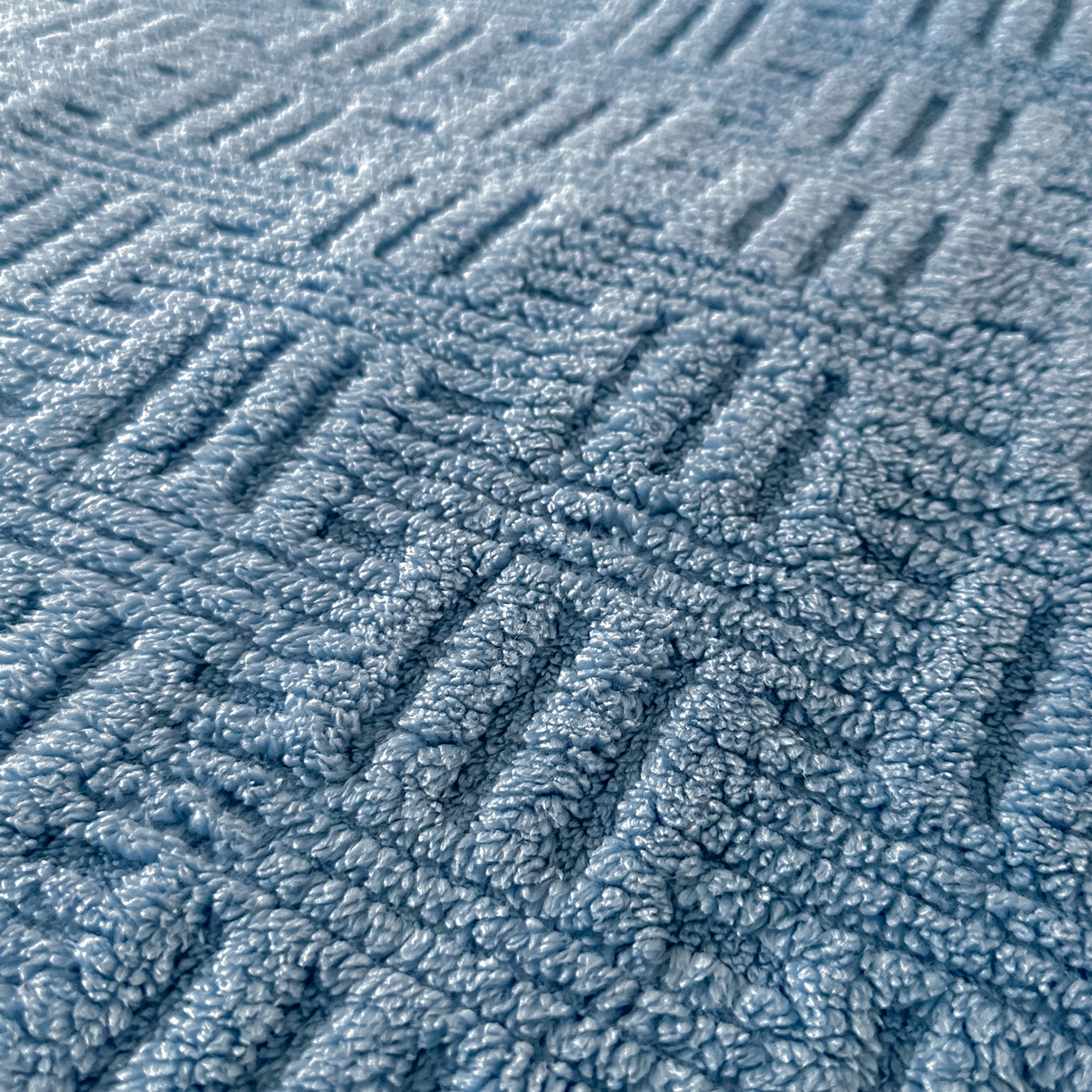 91家纺网 家纺一手货源 找家纺 永耀家纺 2025新款横竖格单层双面绒毛毯 贵族蓝