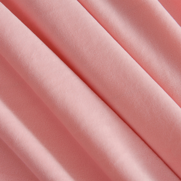 91家纺网 家纺一手货源 找家纺 米奈家居 2025新款宝宝绒压线织带四件套-法拉 法拉-少女粉