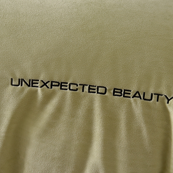 91家纺网 家纺一手货源 找家纺 米奈家居 2025新款宝宝绒压线织带四件套-法拉 法拉-元气绿