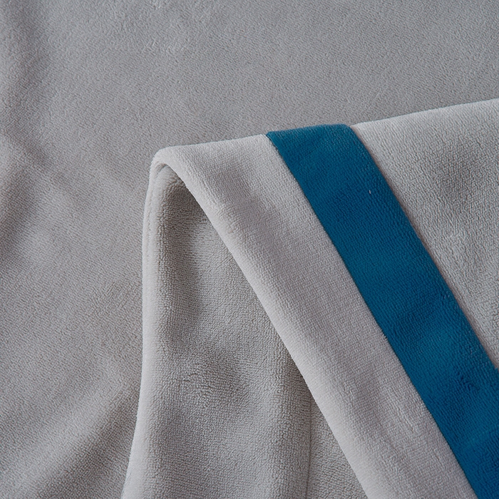 91家纺网 家纺一手货源 找家纺 （总）米奈家居 2025新款宝宝绒撞色拼角四件套-罗兰