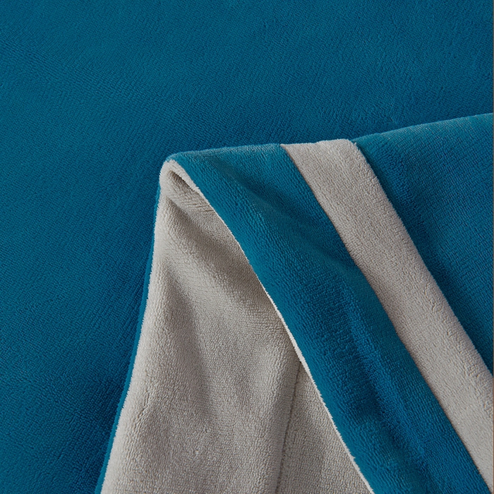 91家纺网 家纺一手货源 找家纺 米奈家居 2025新款宝宝绒撞色拼角四件套-罗兰 故宫蓝