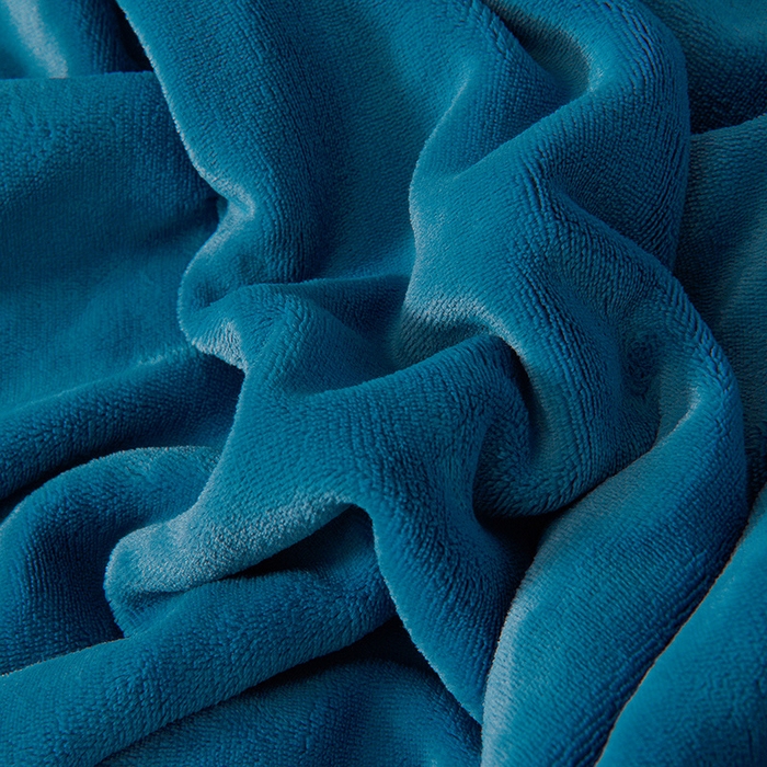 91家纺网 家纺一手货源 找家纺 米奈家居 2025新款宝宝绒撞色拼角四件套-罗兰 故宫蓝