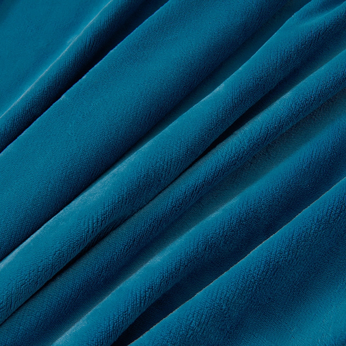 91家纺网 家纺一手货源 找家纺 米奈家居 2025新款宝宝绒撞色拼角四件套-罗兰 故宫蓝