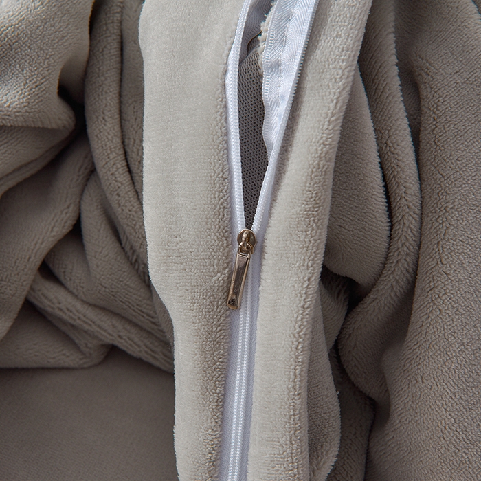 91家纺网 家纺一手货源 找家纺 米奈家居 2025新款宝宝绒撞色拼角四件套-罗兰 故宫蓝