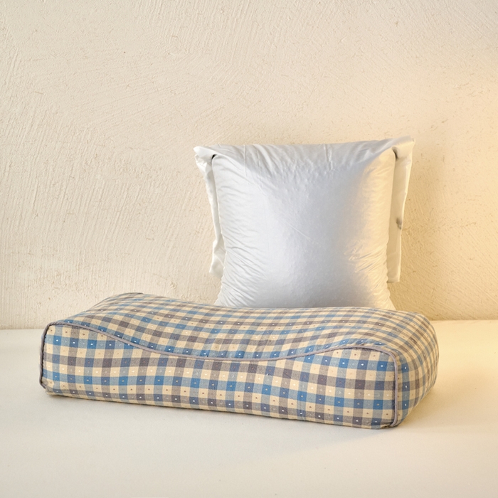 91家纺网 家纺一手货源 找家纺 （总）明星枕业 2025新款全棉水洗棉提花荞麦枕头颈椎枕成人护颈助眠枕单人枕芯内胆可拆洗