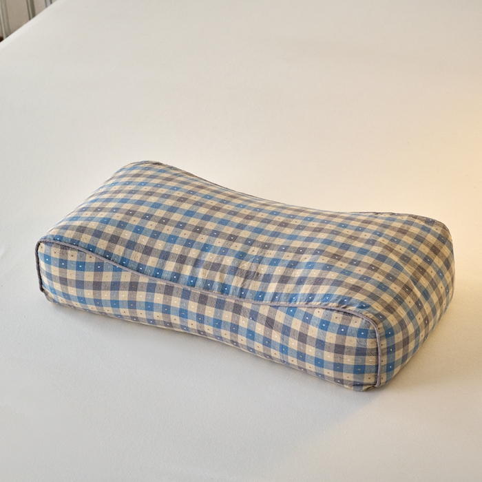 91家纺网 家纺一手货源 找家纺 （总）明星枕业 2025新款全棉水洗棉提花荞麦枕头颈椎枕成人护颈助眠枕单人枕芯内胆可拆洗