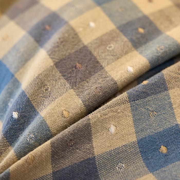 91家纺网 家纺一手货源 找家纺 明星枕业 2025新款全棉水洗棉提花荞麦枕头颈椎枕成人护颈助眠枕单人枕芯内胆可拆洗 波浪枕-蓝色