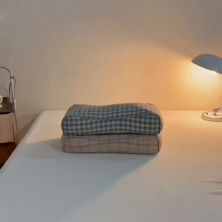 91家纺网 家纺一手货源 找家纺 （总）明星枕业 2025新款全棉水洗棉提花荞麦枕头颈椎枕成人护颈助眠枕单人枕芯内胆可拆洗